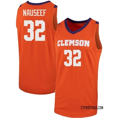 Men's Daniel Nauseef Clemson Tigers Replica Team Basketball Jersey - Orange