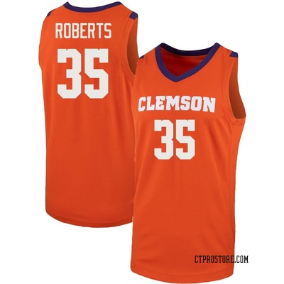 Men's Jackson Roberts Clemson Tigers Replica Team Basketball Jersey - Orange