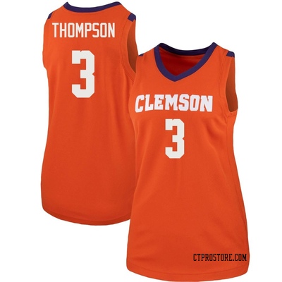 Women's Chase Thompson Clemson Tigers Replica Team Basketball Jersey - Orange