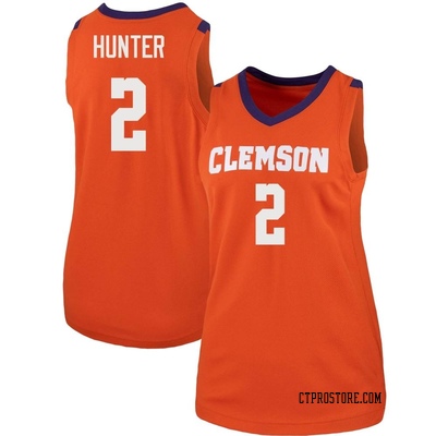 Women's Dillon Hunter Clemson Tigers Replica Team Basketball Jersey - Orange