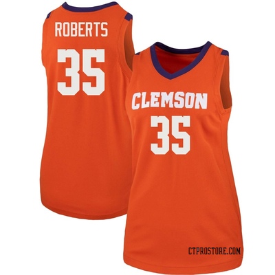 Women's Jackson Roberts Clemson Tigers Replica Team Basketball Jersey - Orange