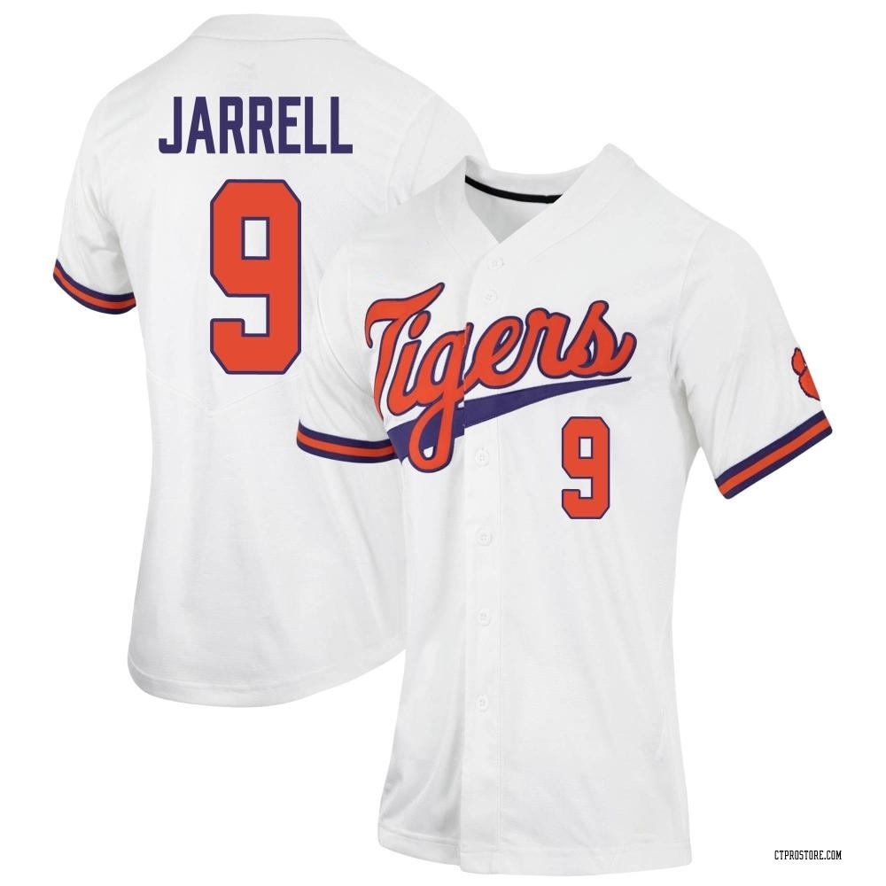 Women's Jacob Jarrell Clemson Tigers Replica Full-Button Baseball Jersey - White