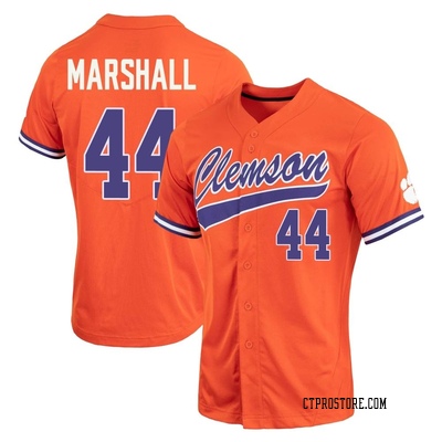 Women's Ty Marshall Clemson Tigers Replica Full-Button Baseball Jersey - Orange