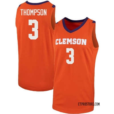 Youth Chase Thompson Clemson Tigers Replica Team Basketball Jersey - Orange