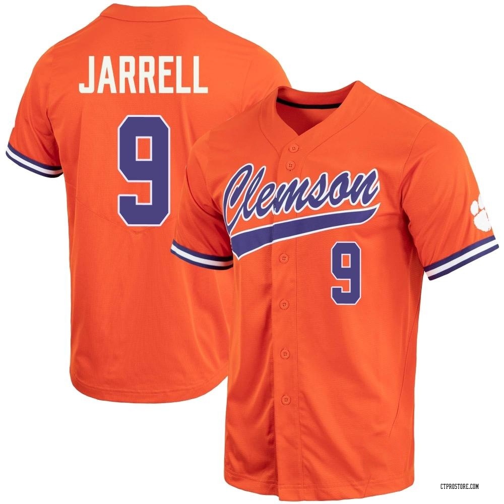 Youth Jacob Jarrell Clemson Tigers Replica Full-Button Baseball Jersey - Orange